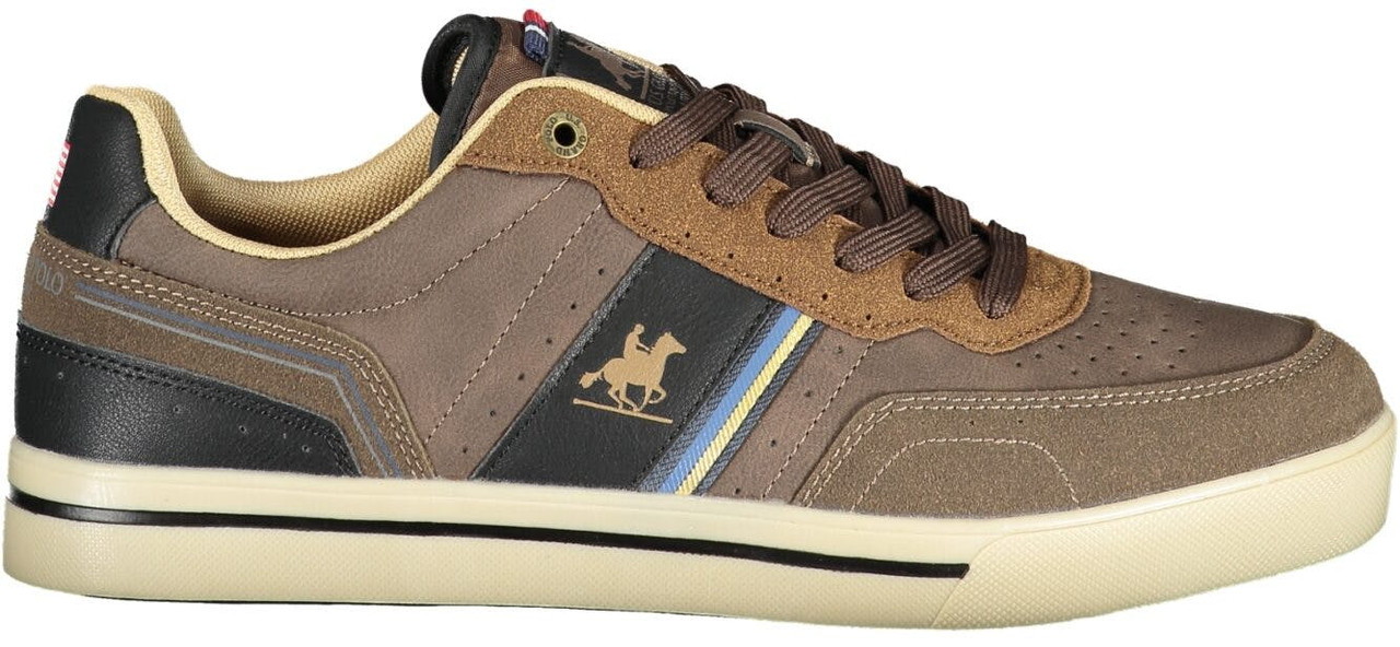 Zapatillas deportivas en poliéster y poliuretano con detalles contrastantes