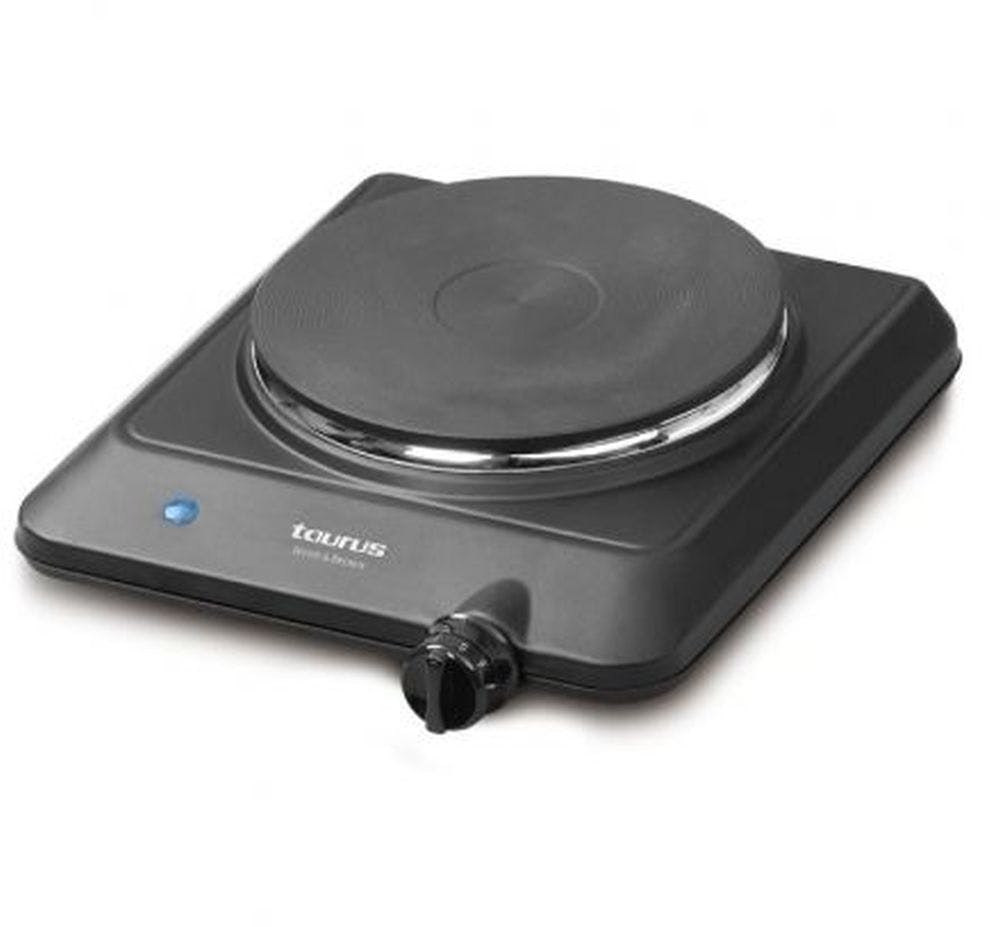 Taurus Volcano Uno Preto Inox Balcão Placa Selada 1 Zonas