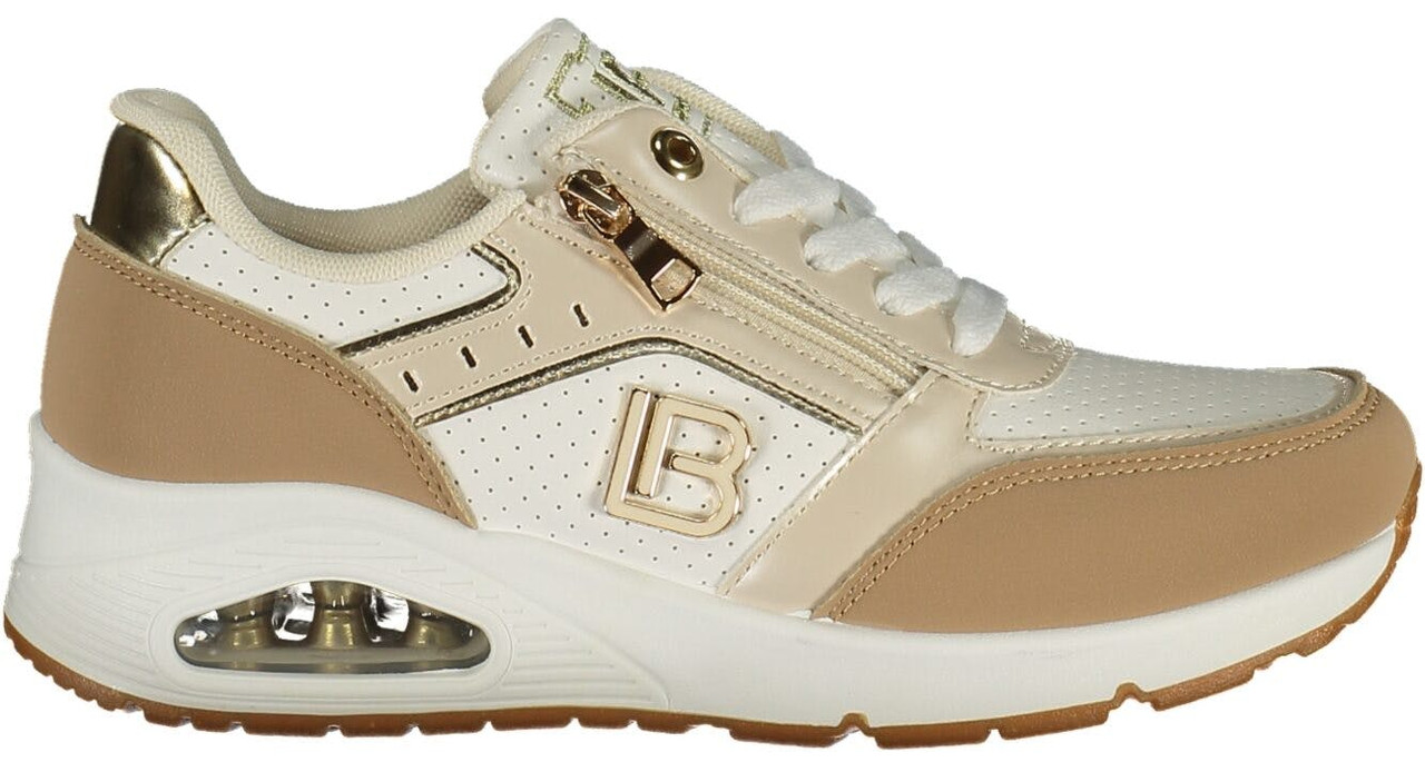 Zapatillas deportivas con cordones y cremallera lateral