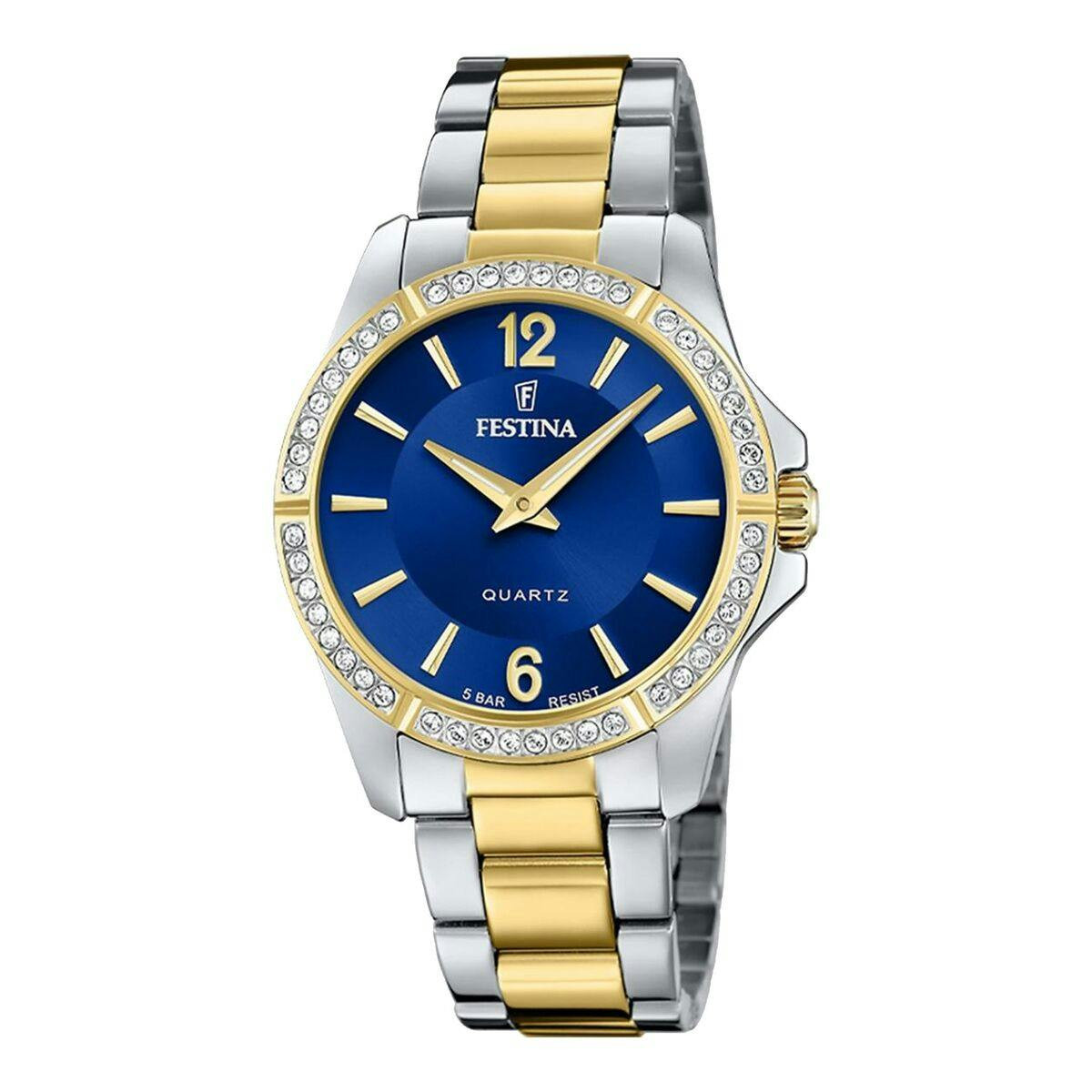 Reloj masculino plateado analógico