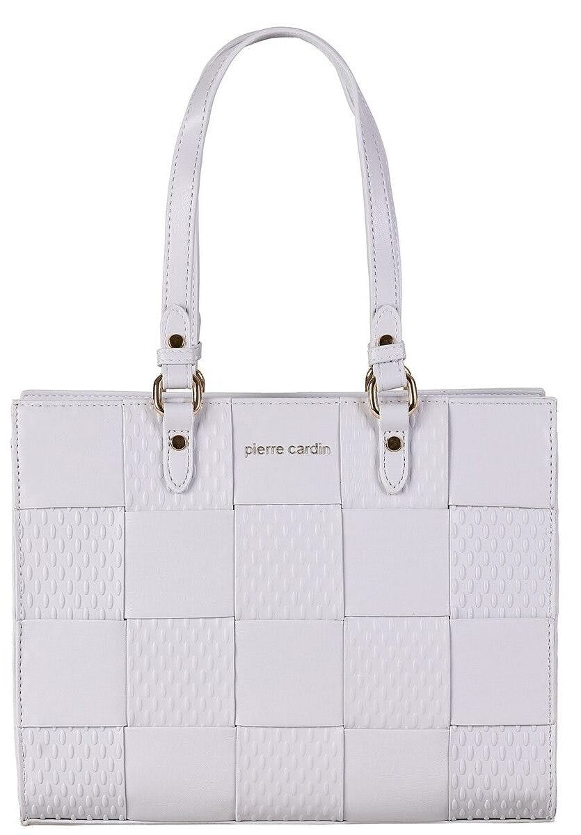 Faux leather shoulder bag