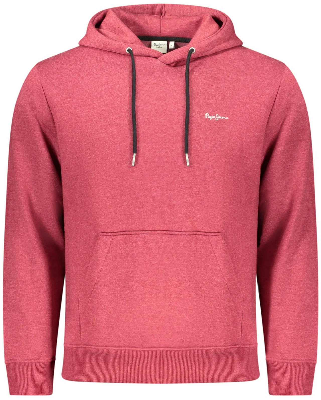 Sudadera con capucha en algodón sostenible rojo