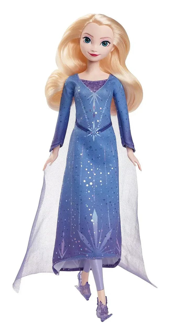 Muñeca Elsa Patinaje sobre Hielo 29 cm