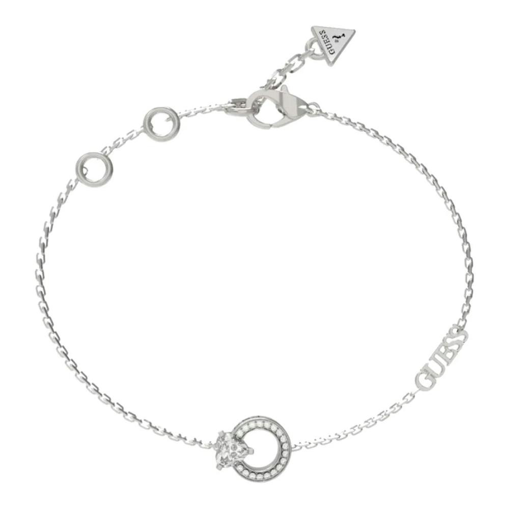 Pulsera GUESS de acero inoxidable con piedras