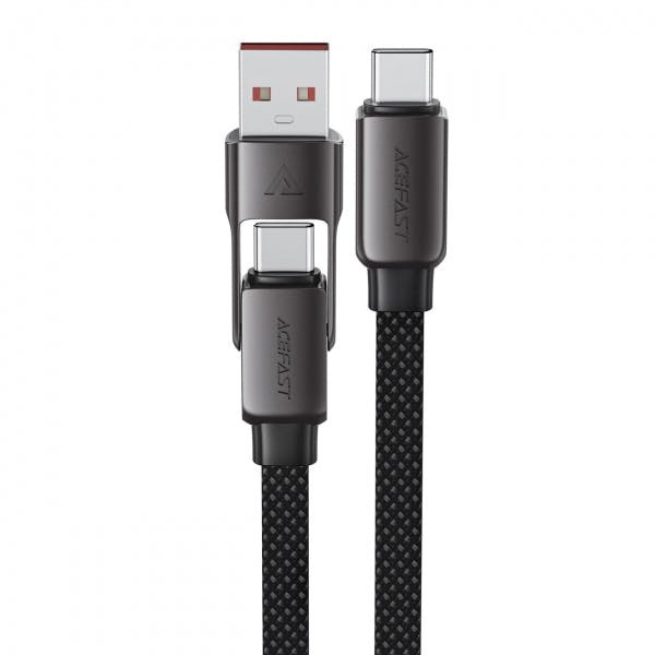 Cable USB-C a USB-A/USB-C C13-05 60W 3A 0,2 m
