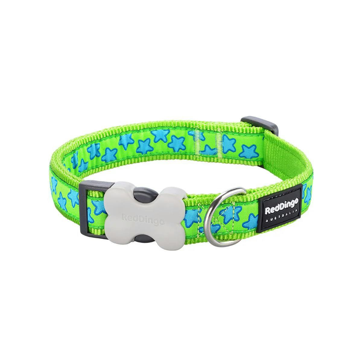 Star pattern dog collar