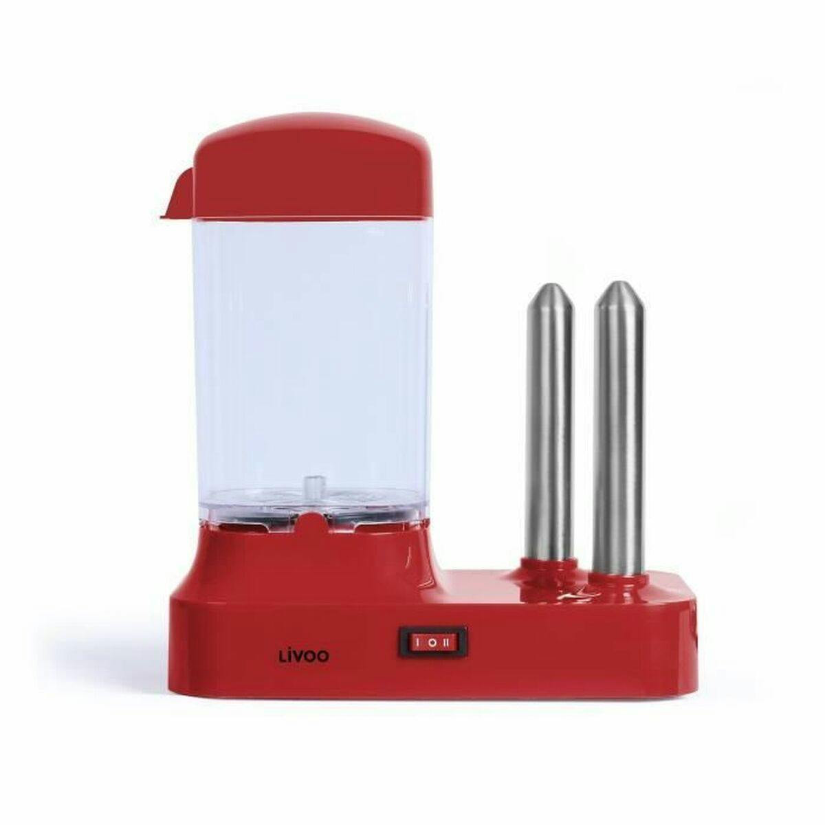 Livoo hot dog maker red