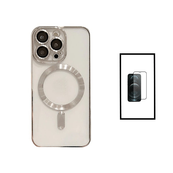 Funda LuxArmor MagSafe con protección de cámara y vidrio 5D para iPhone 14