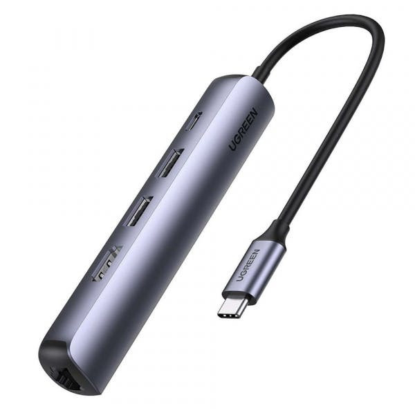 USB-C Hub CM418 with HDMI, RJ45 and 2x USB-A