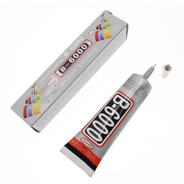 Adhesivo universal B-6000 para reparación de móviles 50 ml transparente