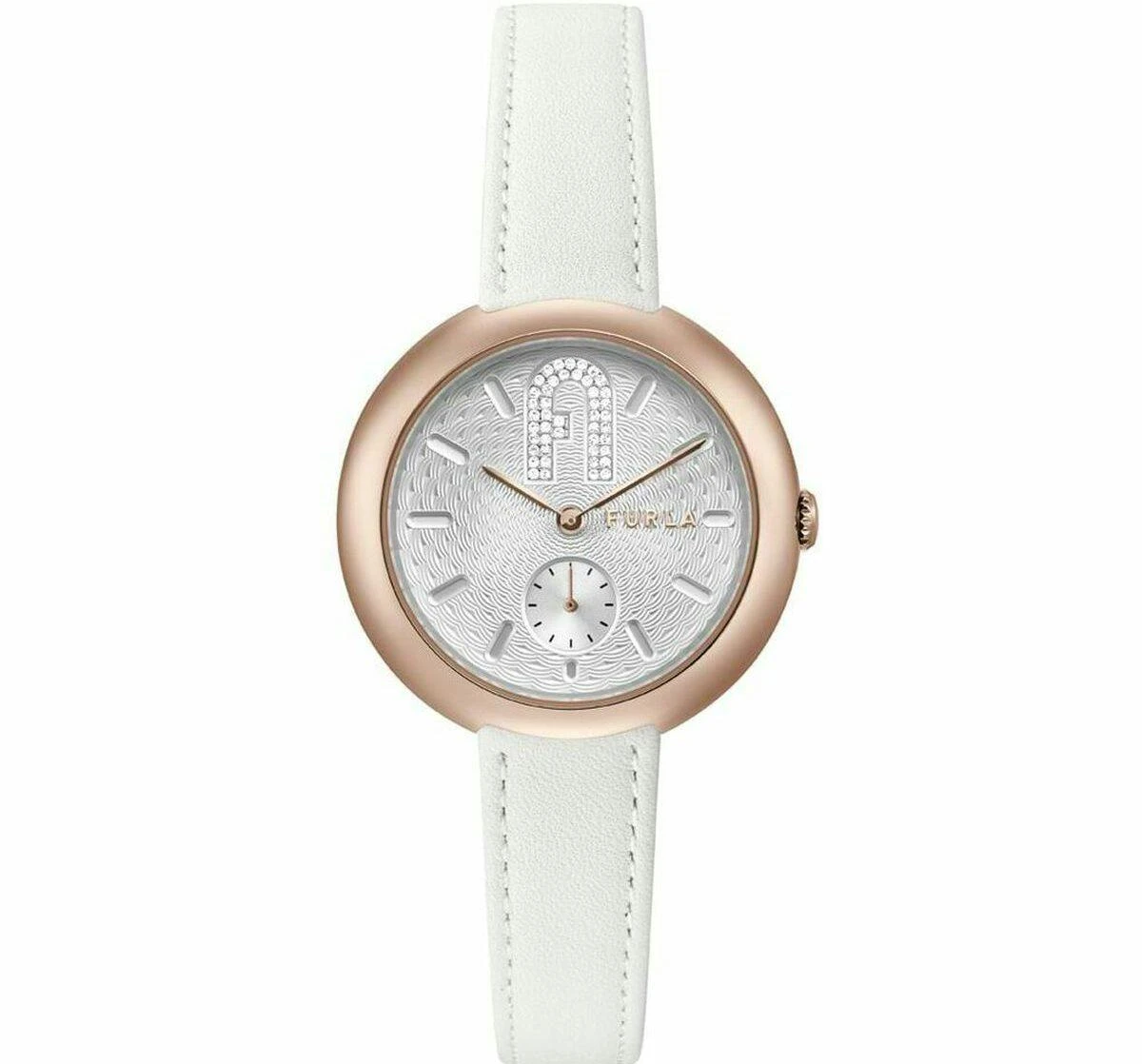 Reloj metálico de mujer con caja y pulsera metálicas y esfera analógica