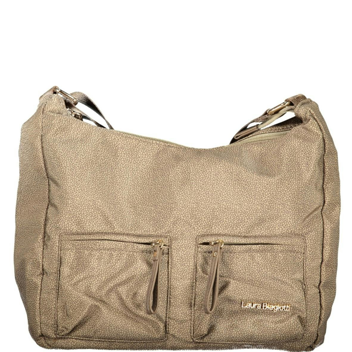 Bolso Lorde en poliéster con detalles en contraste