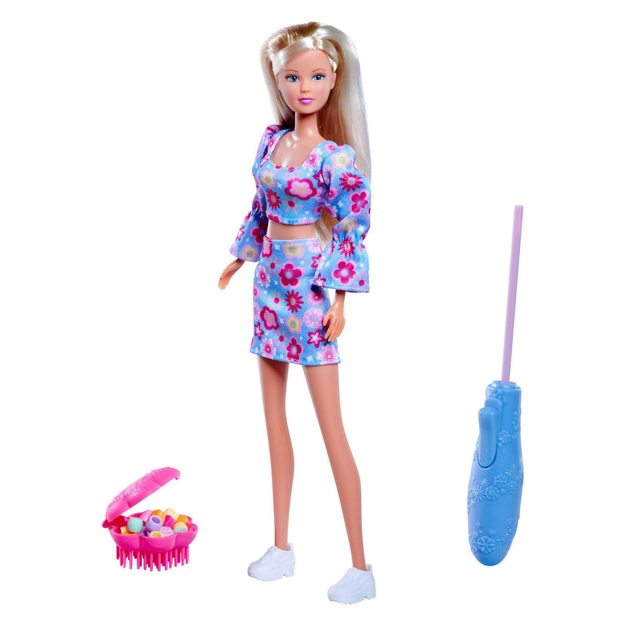 Muñeca Steffi con accesorios para el pelo, 29 cm