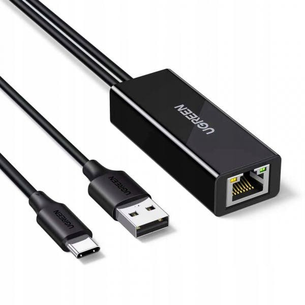 Adaptador Ethernet RJ45 a USB/USB-C CR110