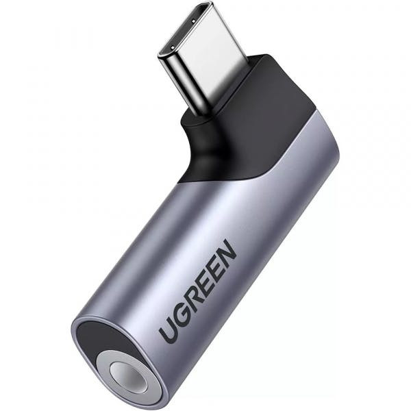 Adaptador USB-C a audio 3,5 mm CM460 angular