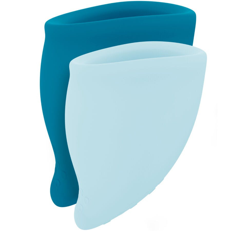 Kit copa menstrual Fun Turquesa (tallas A y B)