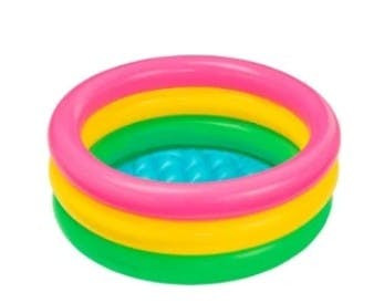 Piscina hinchable infantil redonda en PVC