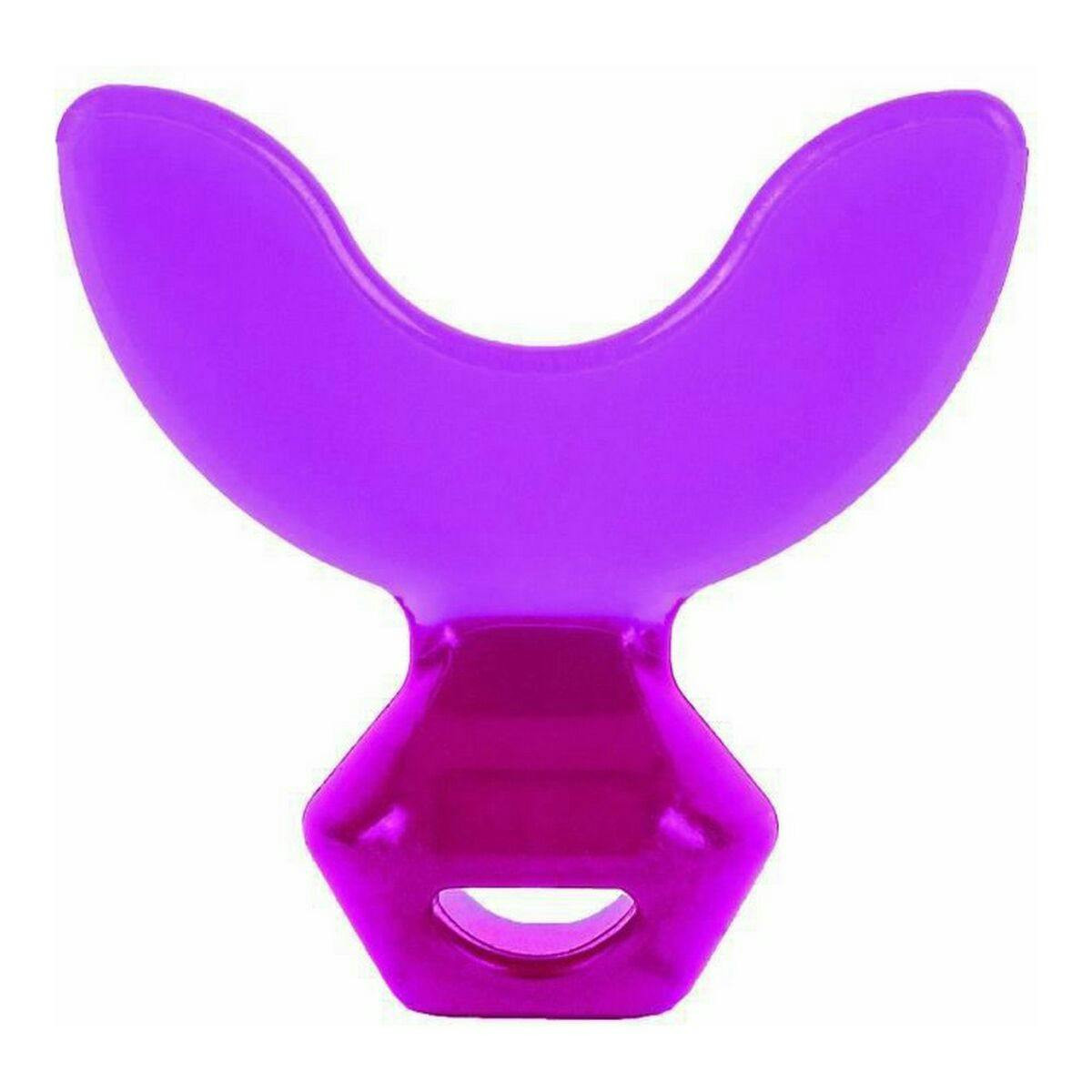 Mordedor de silicona morado para bebé
