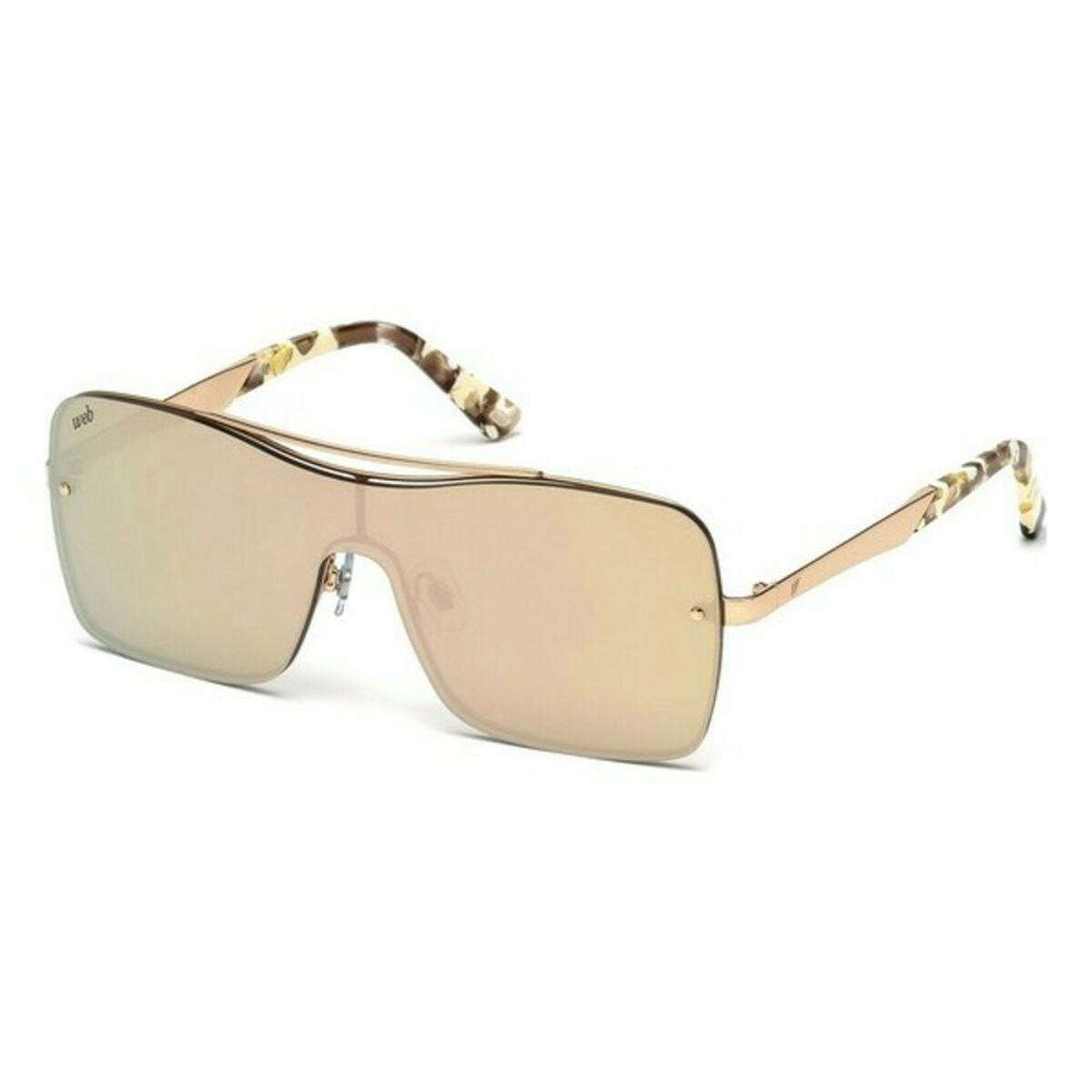 Gafas de sol unisex WE0202-34G metal coral lentes de policarbonato