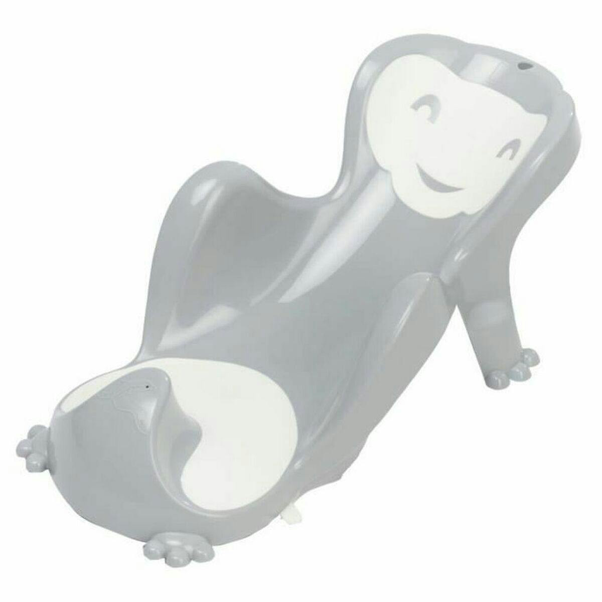 Asiento para bañera de bebé gris
