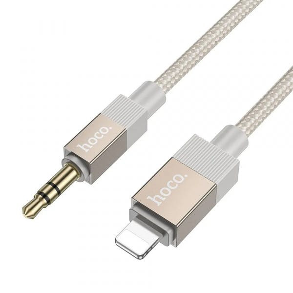 Audio cable Lightning to 3.5 mm UPA32A, 1 m, gold
