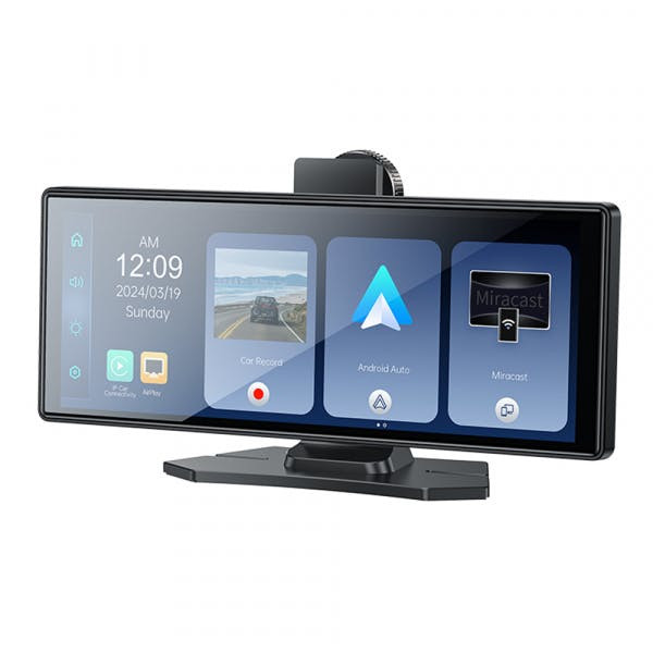 Navegador para coche KM19 Wi‑Fi 10,26 pulgadas negro