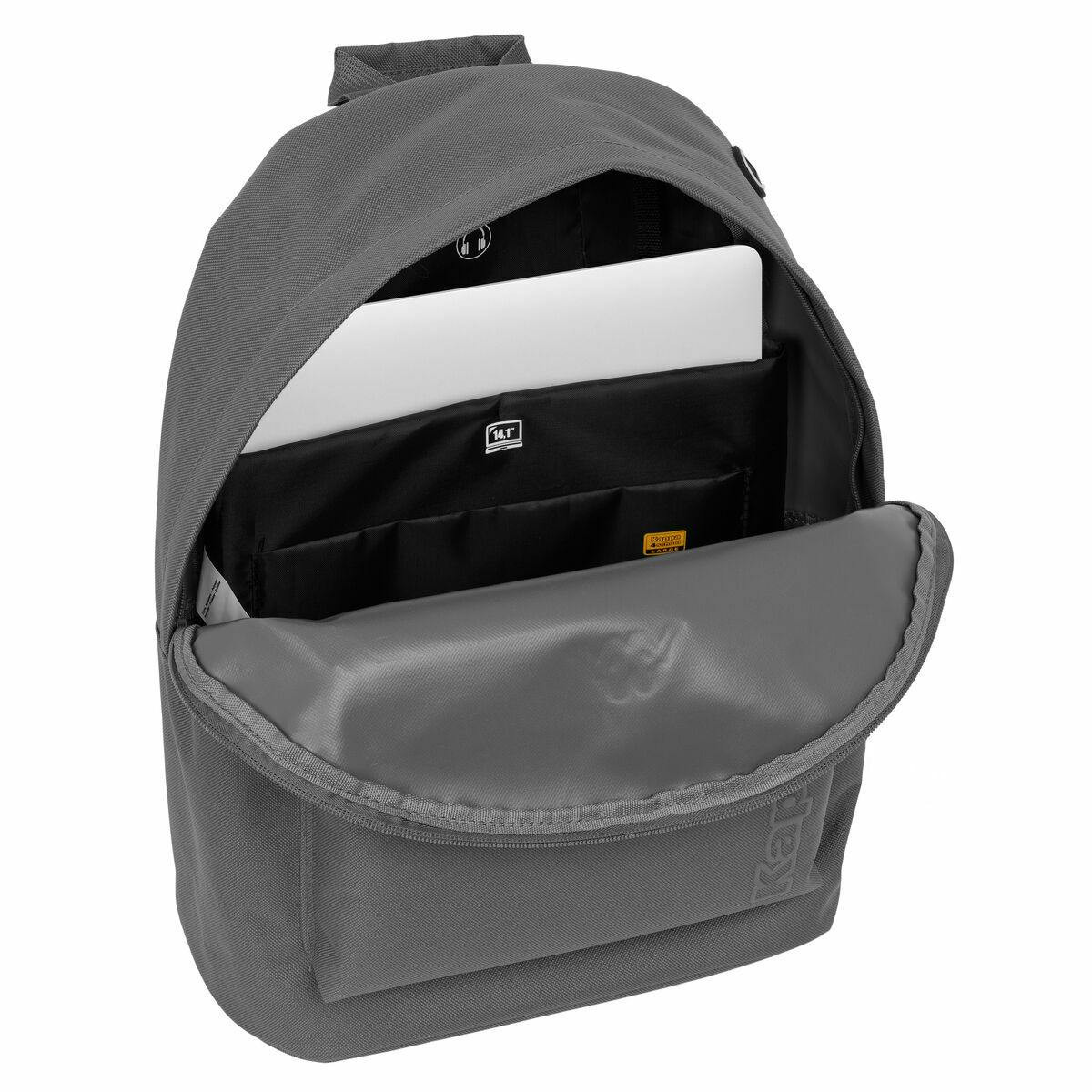 Mochila escolar Kappa basics gris