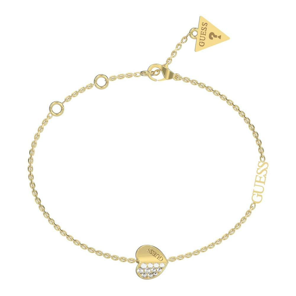 Pulsera con piedras en acero inoxidable dorado