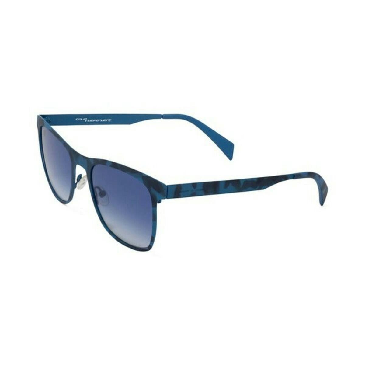 Gafas de sol unisex metal azul con lentes de policarbonato