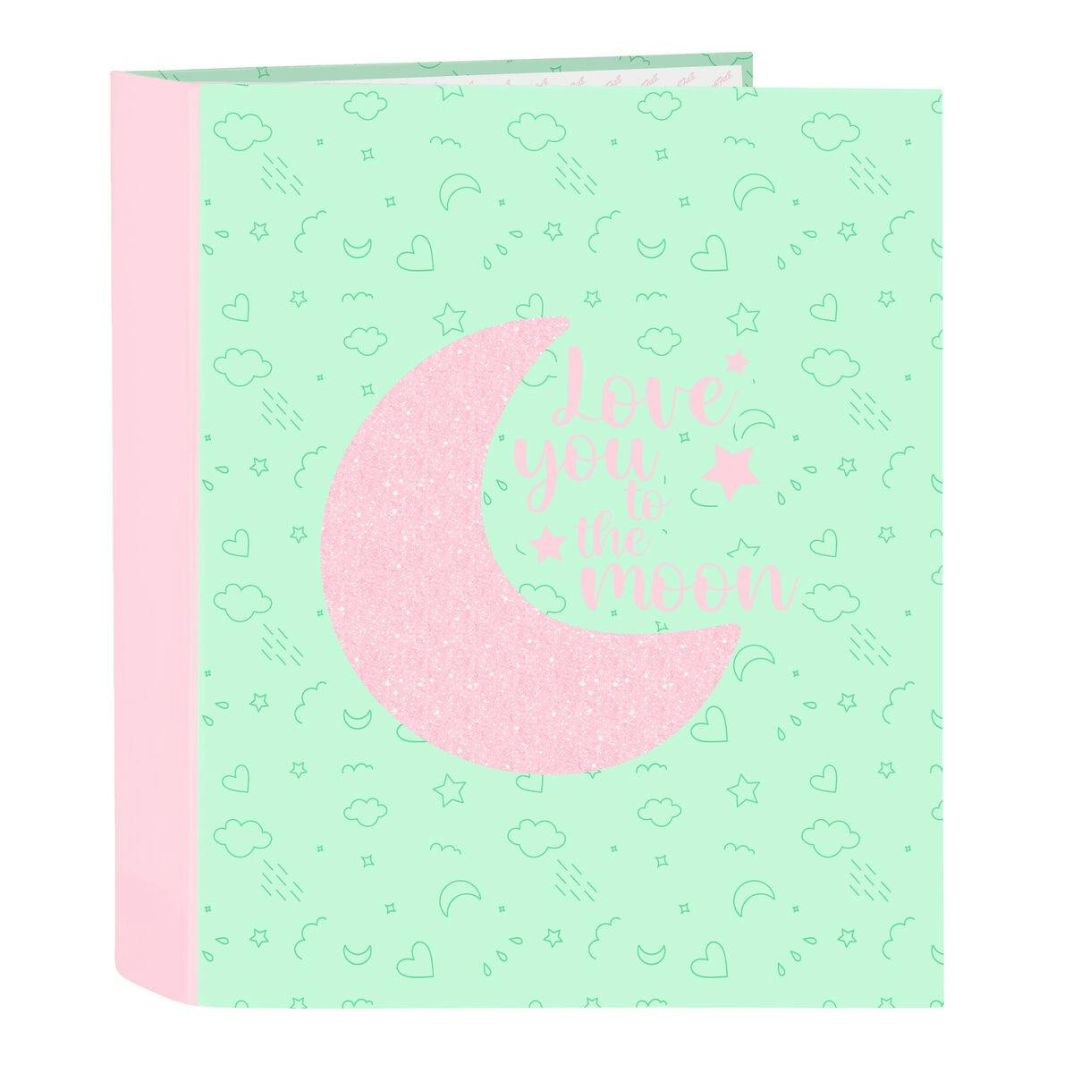 A4 ring binder with hard cover and 4 rings 40 mm
