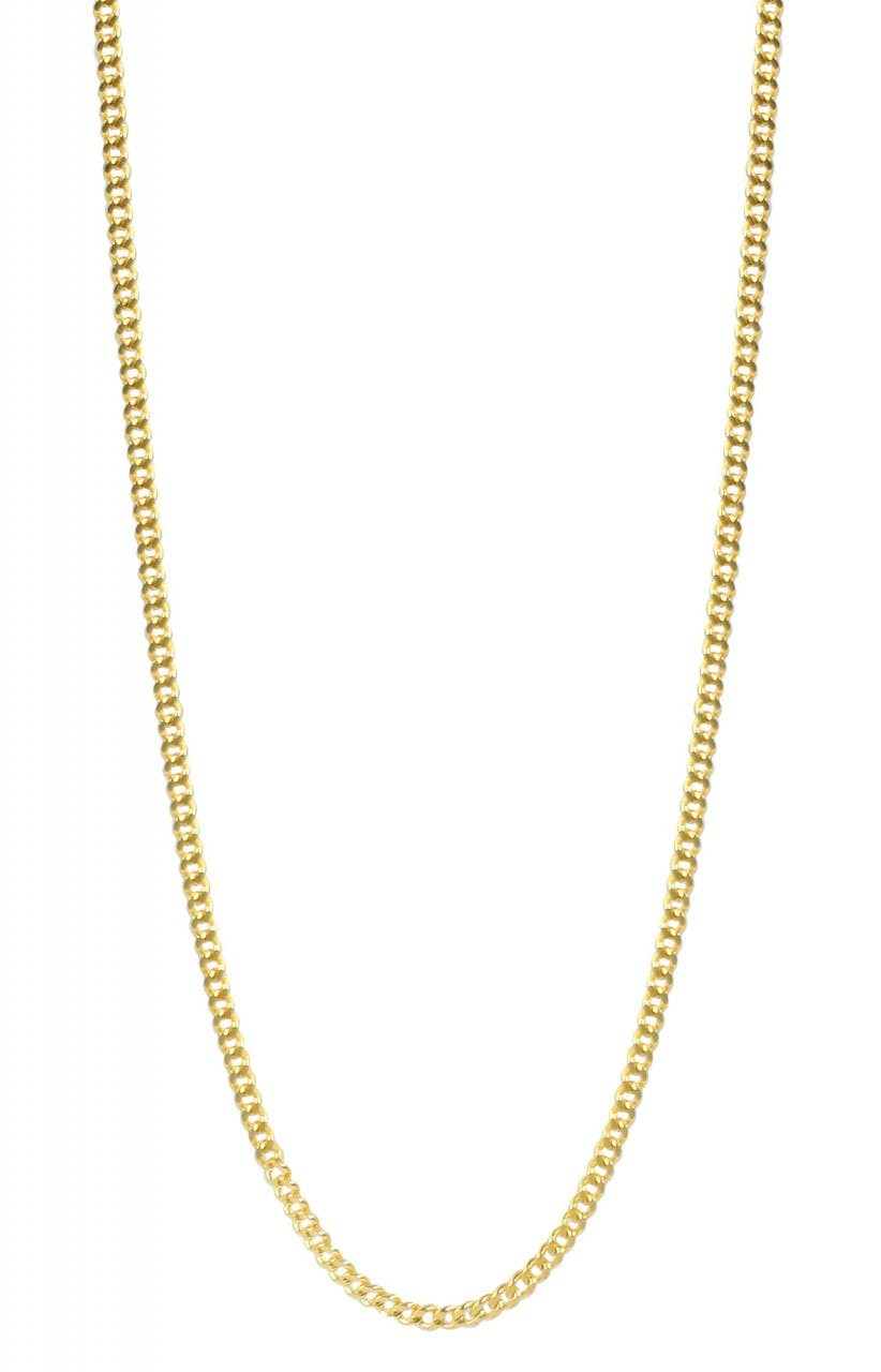 Curb chain in 8k gold 50 cm