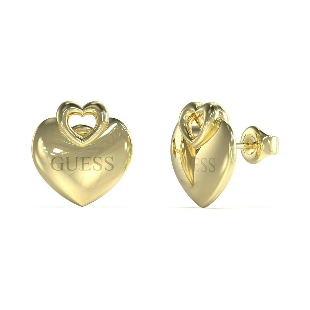 Pendientes de acero inoxidable acabado dorado