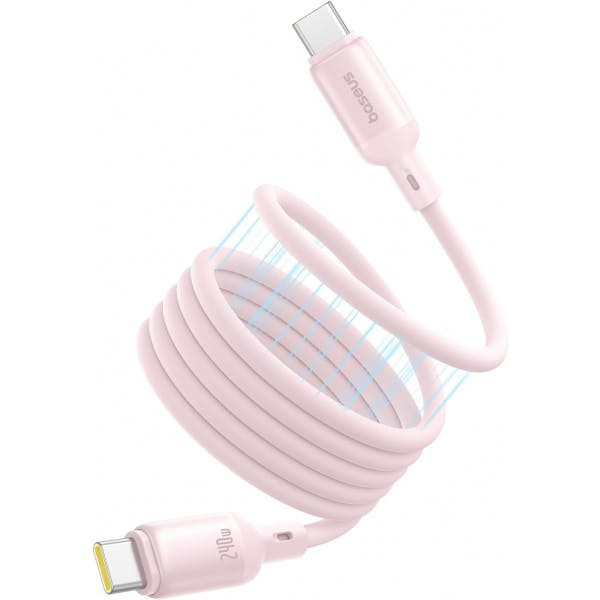 Cable USB-C a USB-C PicoGo 240W 1 m rosa