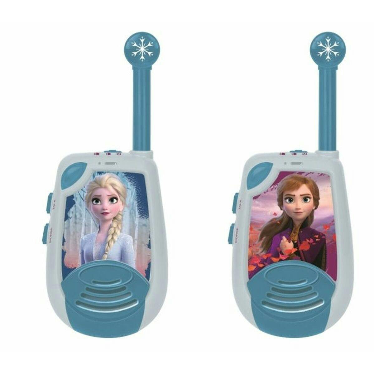 Walkie-talkies tema Frozen, pack de 2, alcance 2 km
