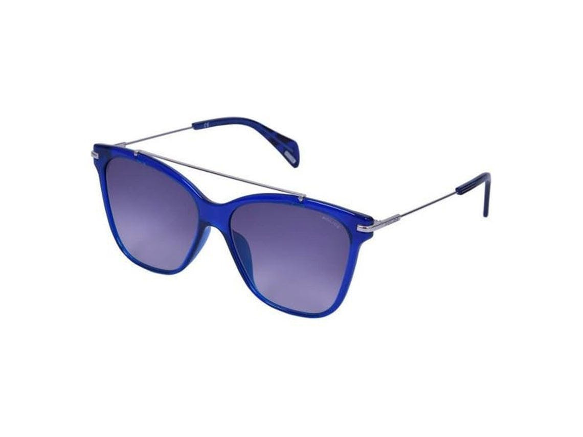 Óculos Escuros Femininos Police Spl404-Ow47 (Ø 55 Mm) (Azul)