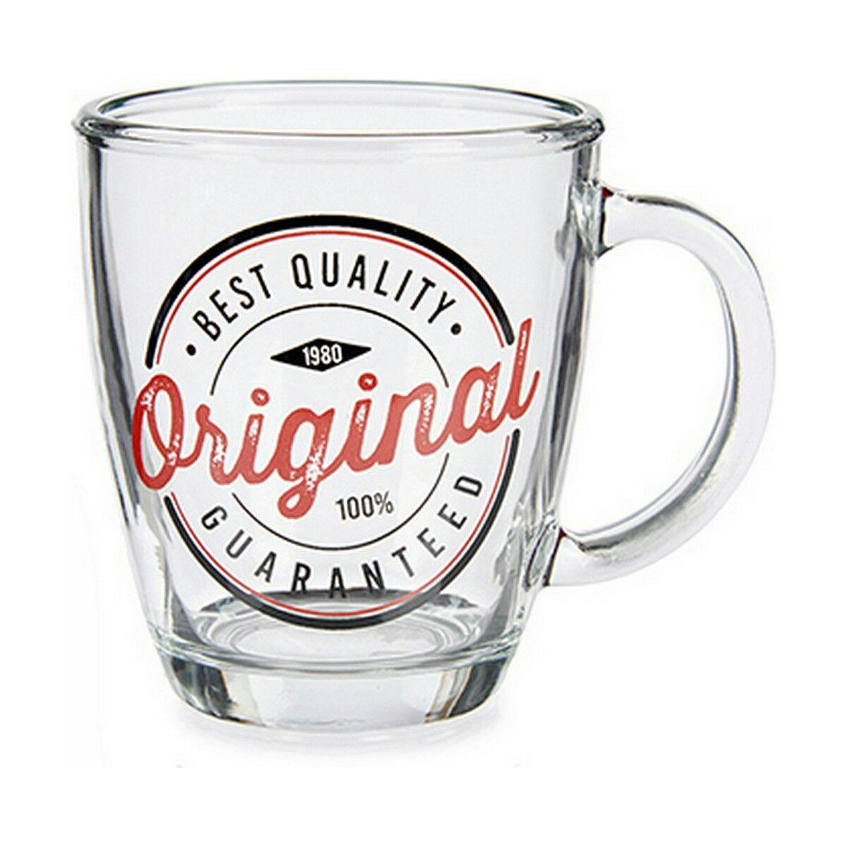 Taza de Vidrio Transparente 320 ml