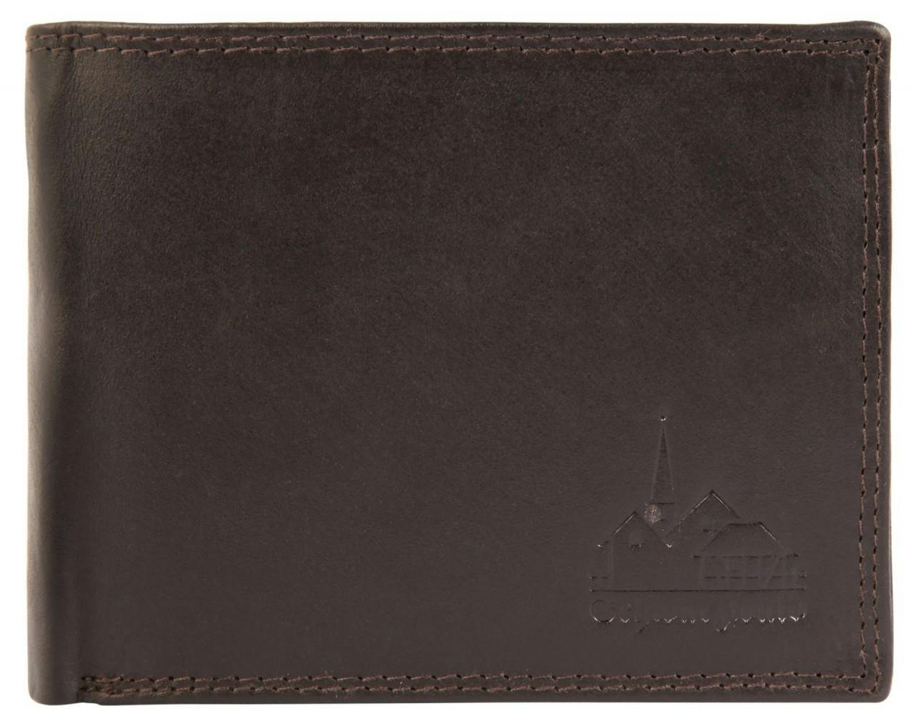 Cartera de cuero genuino