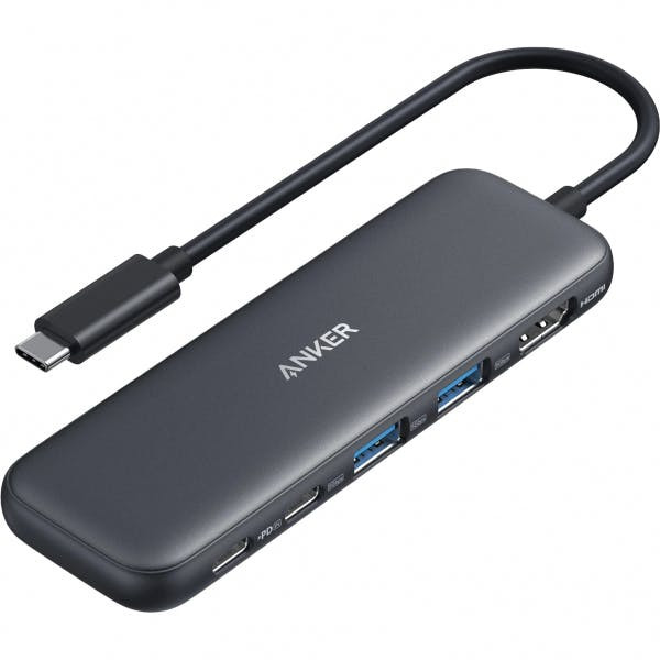 USB-C Hub 332 2x USB-A 2x USB-C 1x HDMI grey
