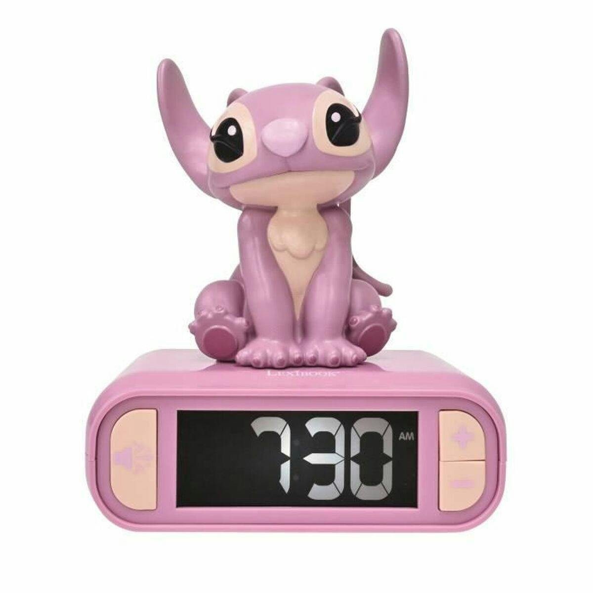 Despertador con luz nocturna Stitch y 6 sonidos