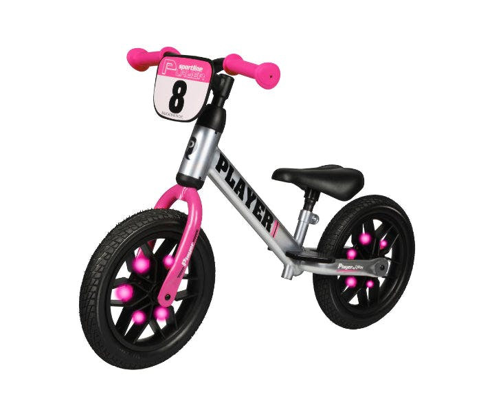 Bicicleta de equilibrio Qplay Player Pink