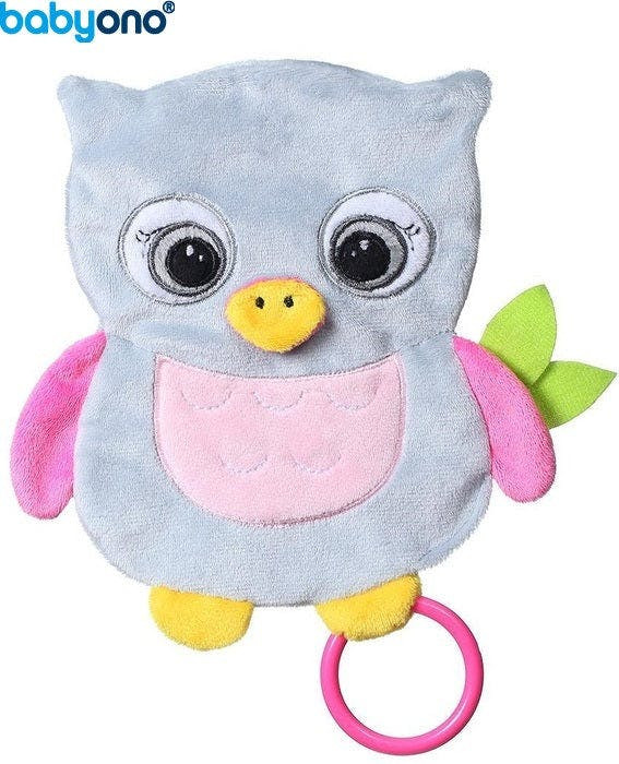 Flat Owl baby soft toy