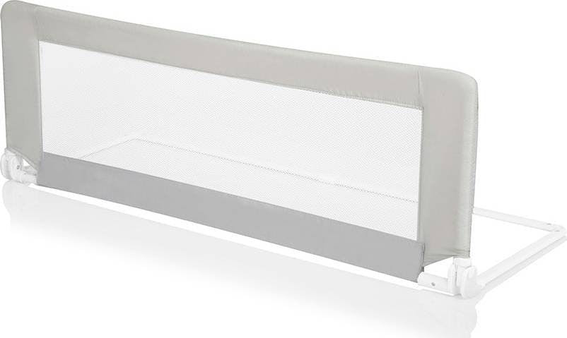 Barandilla de cama plegable gris 120x44 cm