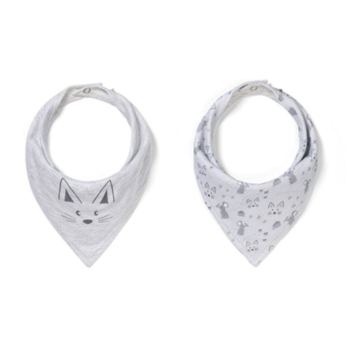 Babero bandana Kitty pack de 2 100% algodón