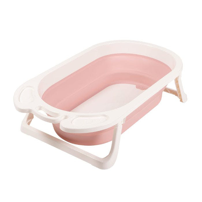 Bañera plegable para bebé rosa