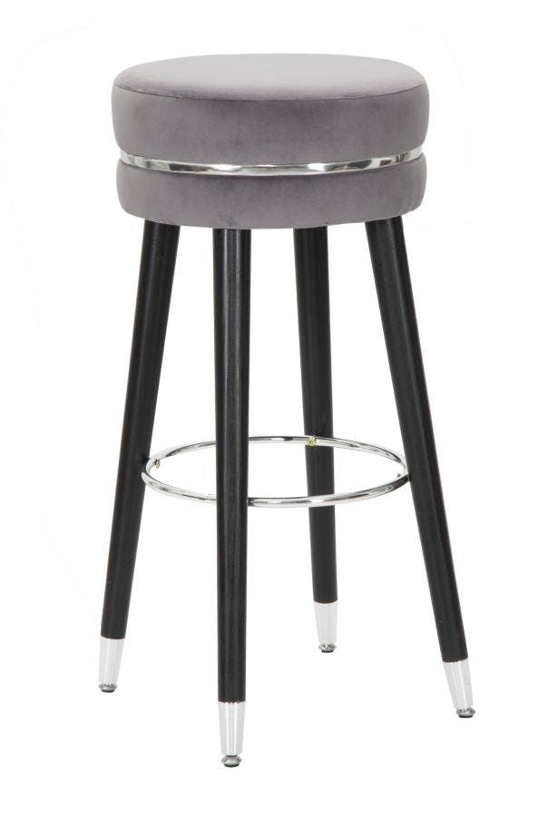 Bar stool Paris Grigio silver
