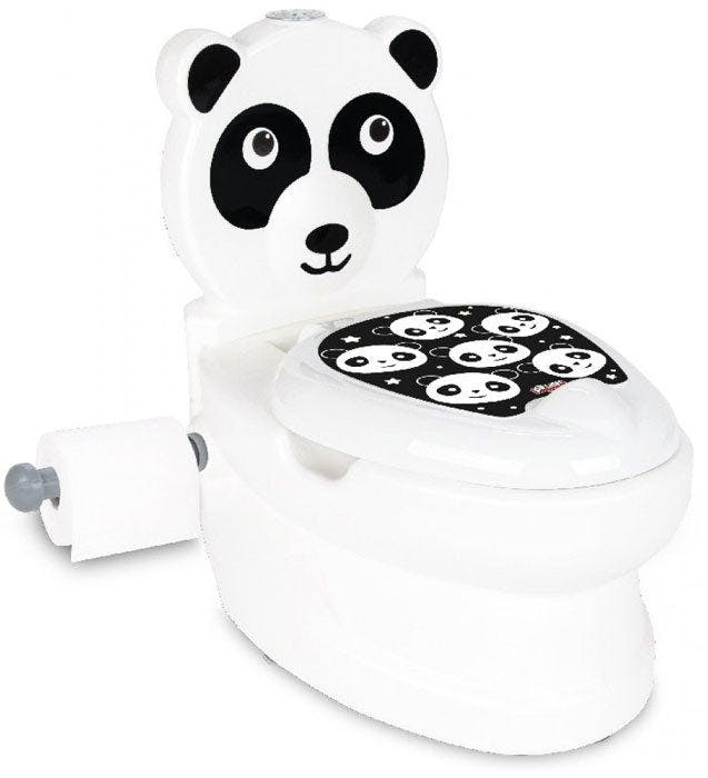 Educational Panda potty with music and light, non-slip base