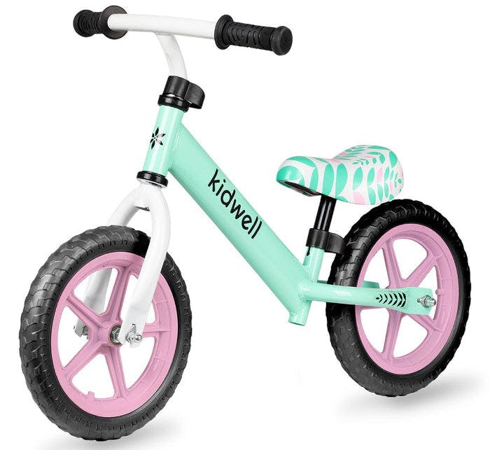 Bicicleta de equilibrio REBEL con ruedas EVA 12" para 80–120 cm