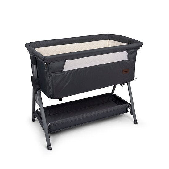 Cuna co-sleeper Elia gris oscuro