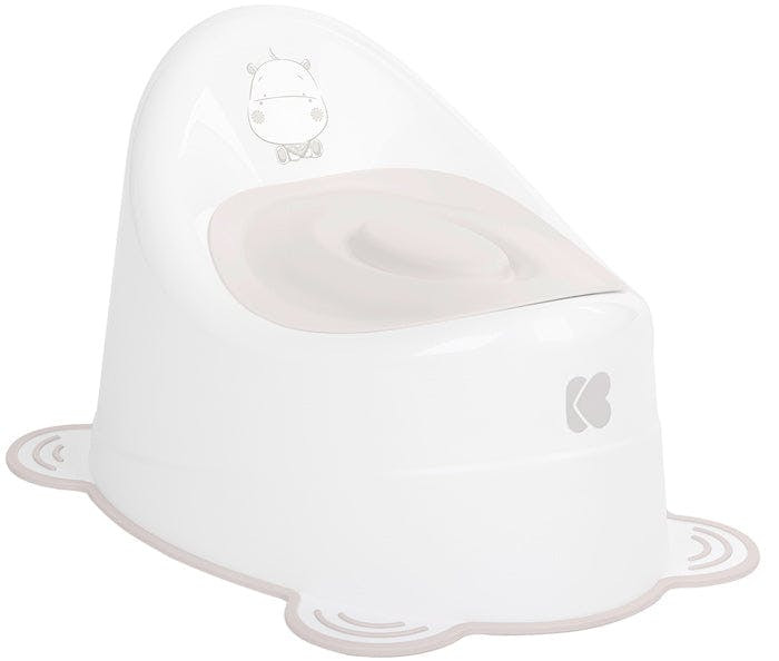 Anti-slip Hippo baby bathtub beige