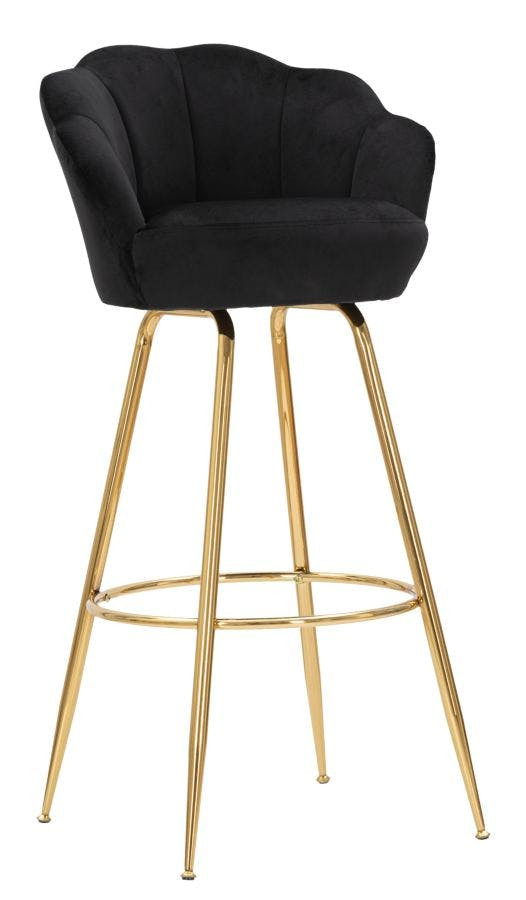Taburete de bar Vienna metal negro